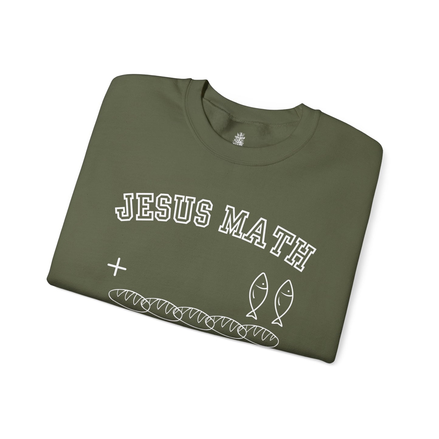 Funny Jesus Math Crewneck Sweatshirt Unisex - CLEARANCE