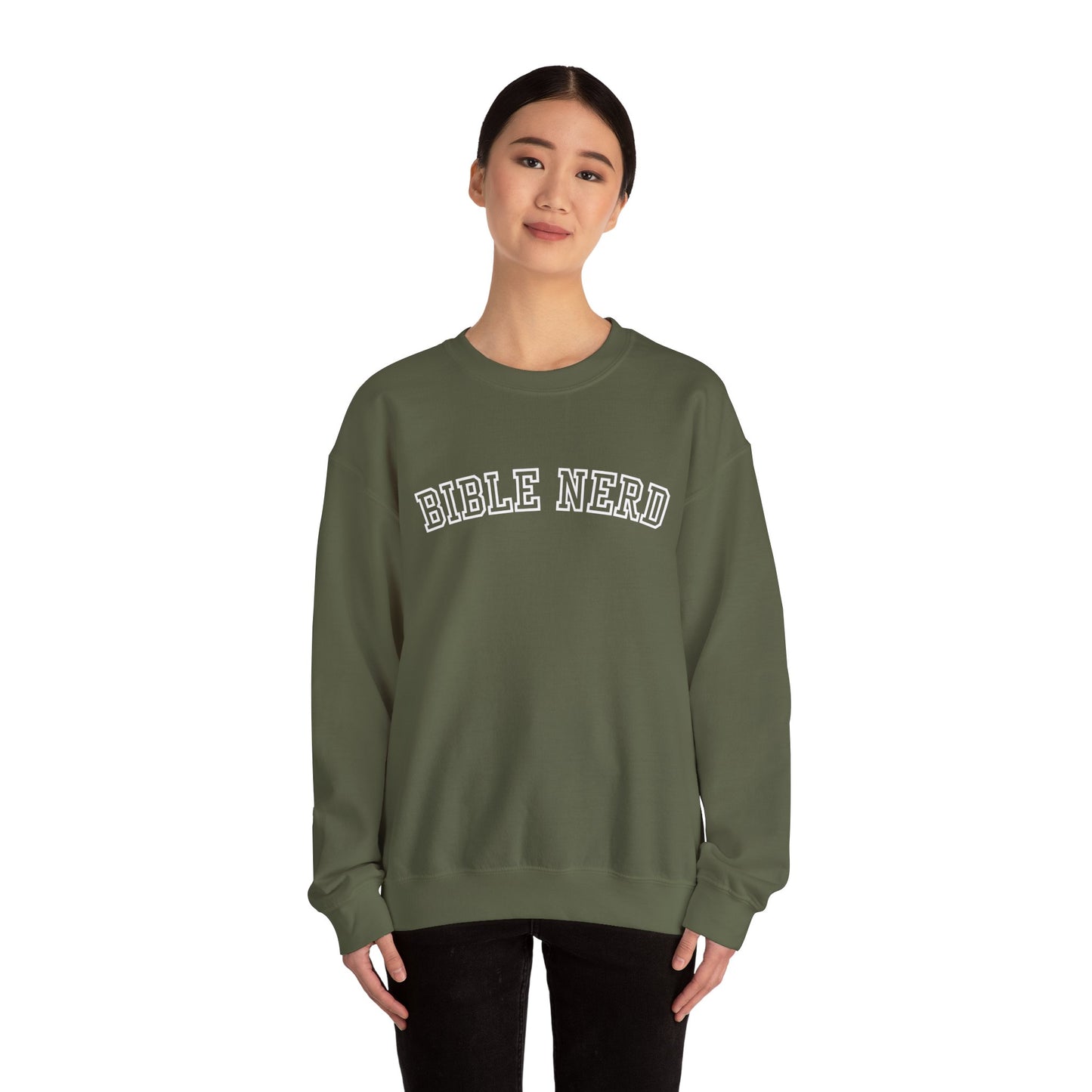 Funny Bible Nerd Unisex Crewneck Sweatshirt - CLEARANCE