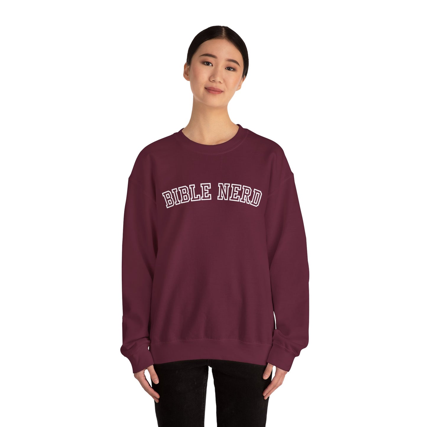 Funny Bible Nerd Unisex Crewneck Sweatshirt - CLEARANCE