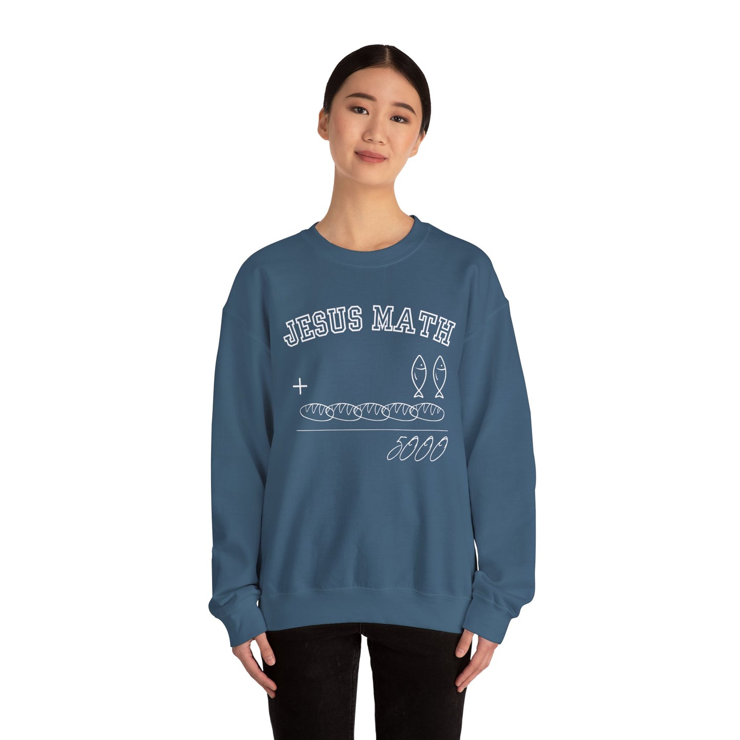 Funny Jesus Math Crewneck Sweatshirt Unisex - CLEARANCE