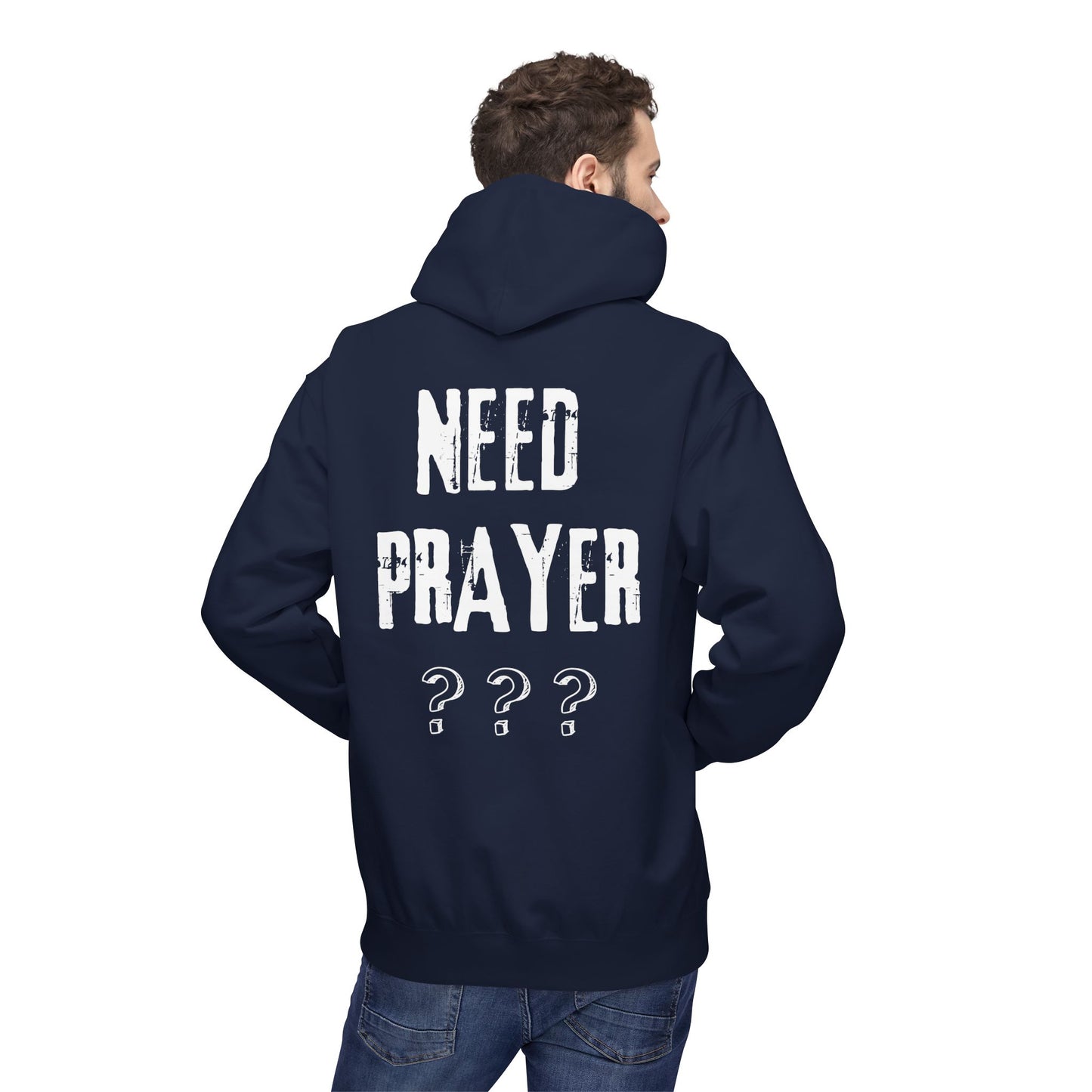 'Need Prayer/Let Go & Let God' Unisex Softstyle Fleece Hoodie - CLEARANCE