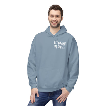 'Need Prayer/Let Go & Let God' Unisex Softstyle Fleece Hoodie - CLEARANCE