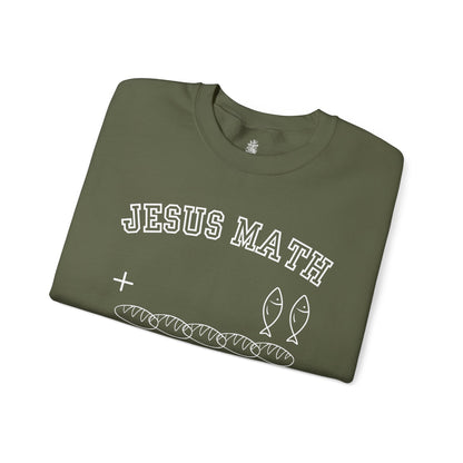 Funny Jesus Math Crewneck Sweatshirt Unisex - CLEARANCE