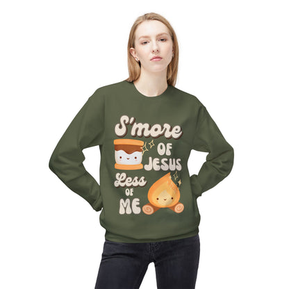 'S'More Of Jesus' Softstyle Fleece Crewneck Sweatshirt - CLEARANCE
