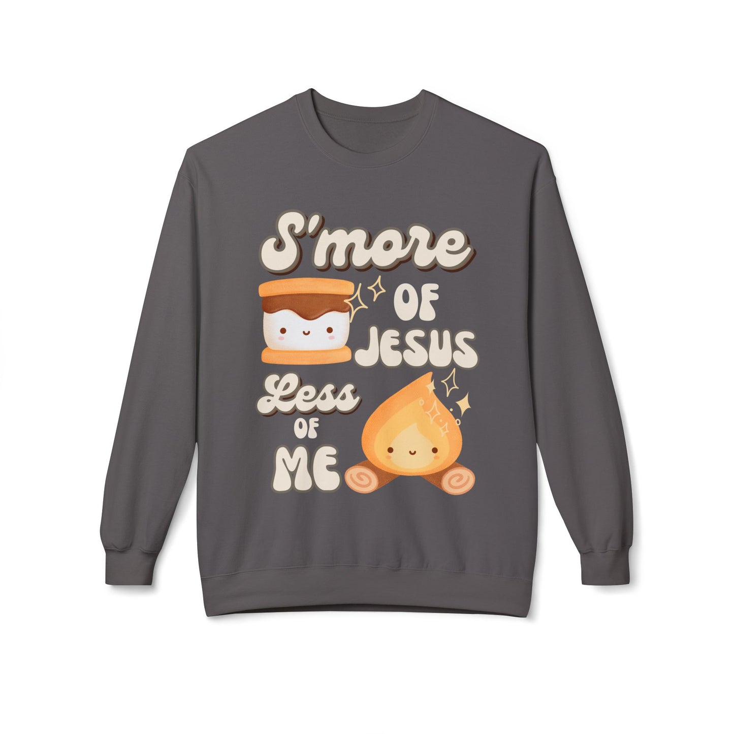 'S'More Of Jesus' Softstyle Fleece Crewneck Sweatshirt - CLEARANCE