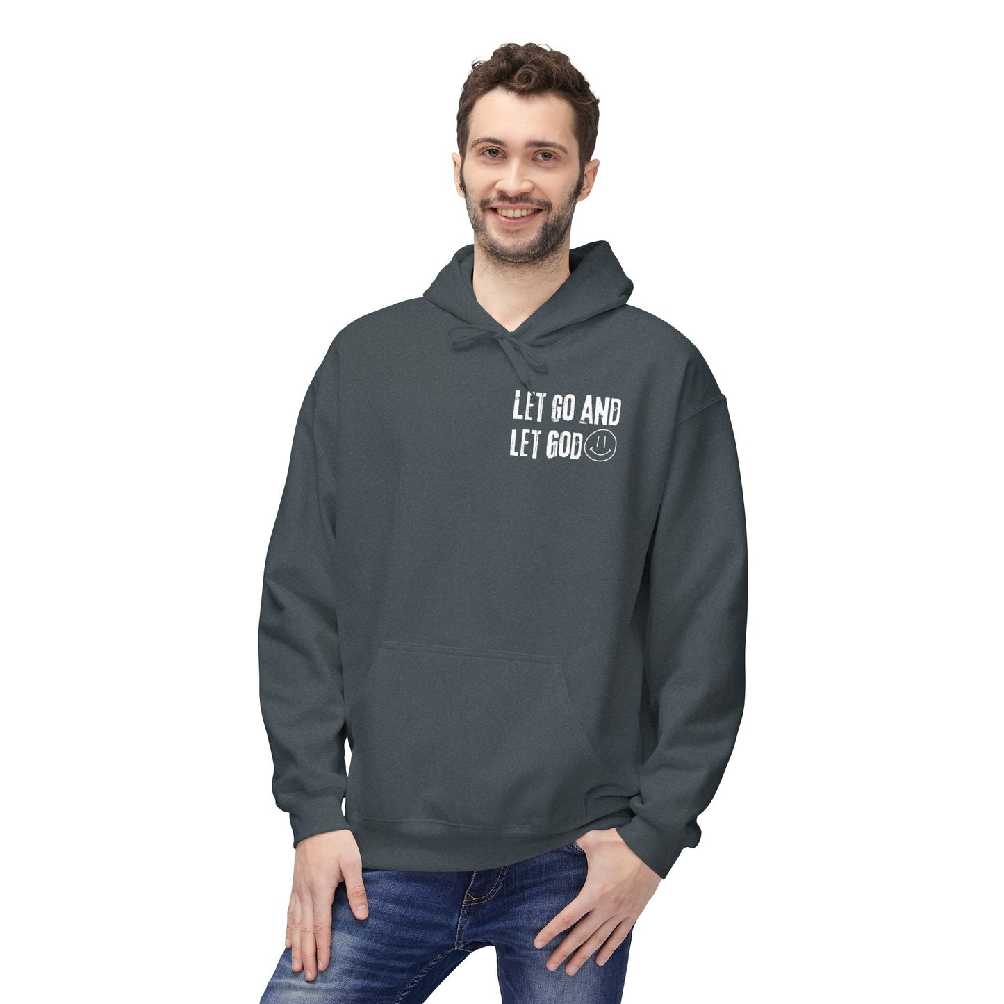'Need Prayer/Let Go & Let God' Unisex Softstyle Fleece Hoodie - CLEARANCE