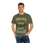 'Good Men are Pro Life' Army Green Grunge Style Men's T-Shirt