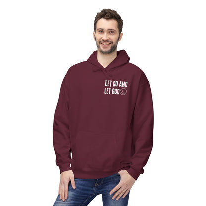 'Need Prayer/Let Go & Let God' Unisex Softstyle Fleece Hoodie - CLEARANCE