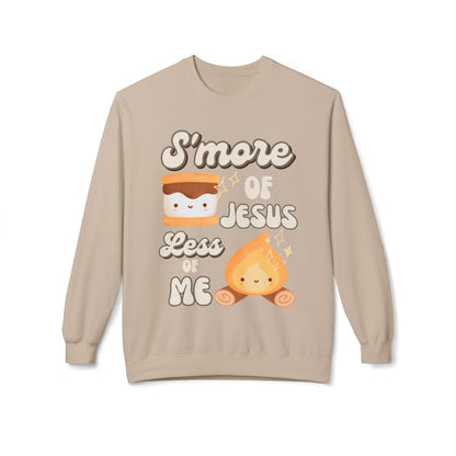 'S'More Of Jesus' Softstyle Fleece Crewneck Sweatshirt - CLEARANCE