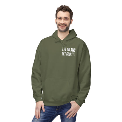 'Need Prayer/Let Go & Let God' Unisex Softstyle Fleece Hoodie - CLEARANCE