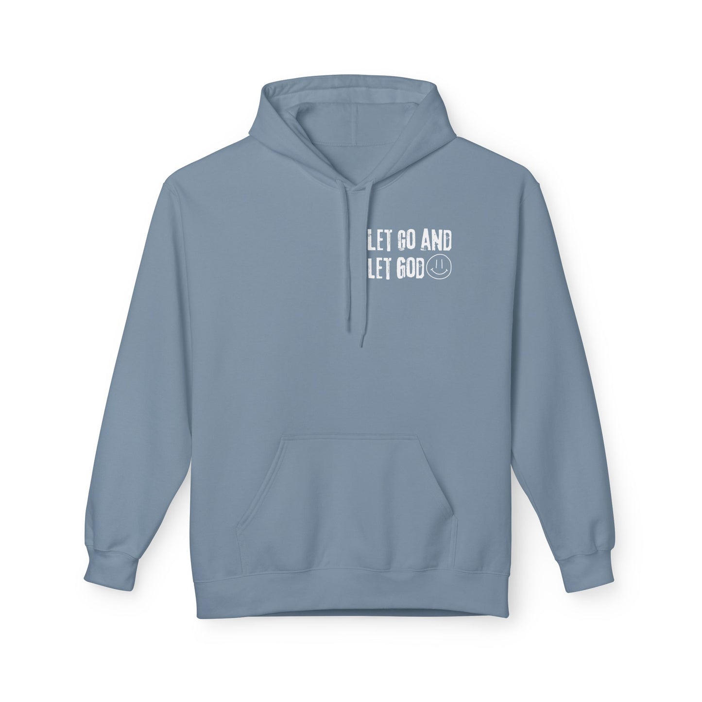 'Need Prayer/Let Go & Let God' Unisex Softstyle Fleece Hoodie - CLEARANCE