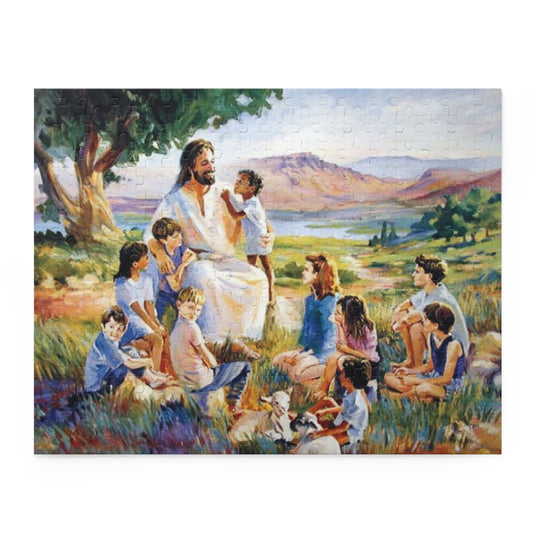 'Jesus Blesses The Children' Puzzle (252 and 500 Pieces)