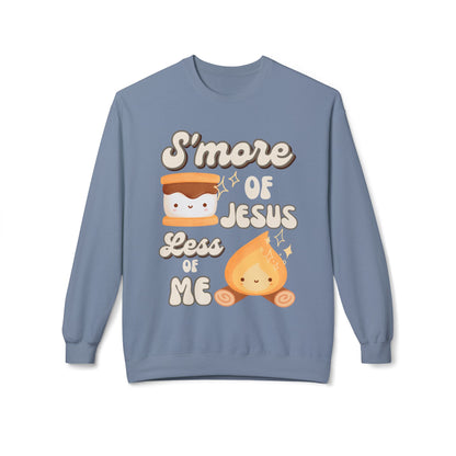 'S'More Of Jesus' Softstyle Fleece Crewneck Sweatshirt - CLEARANCE