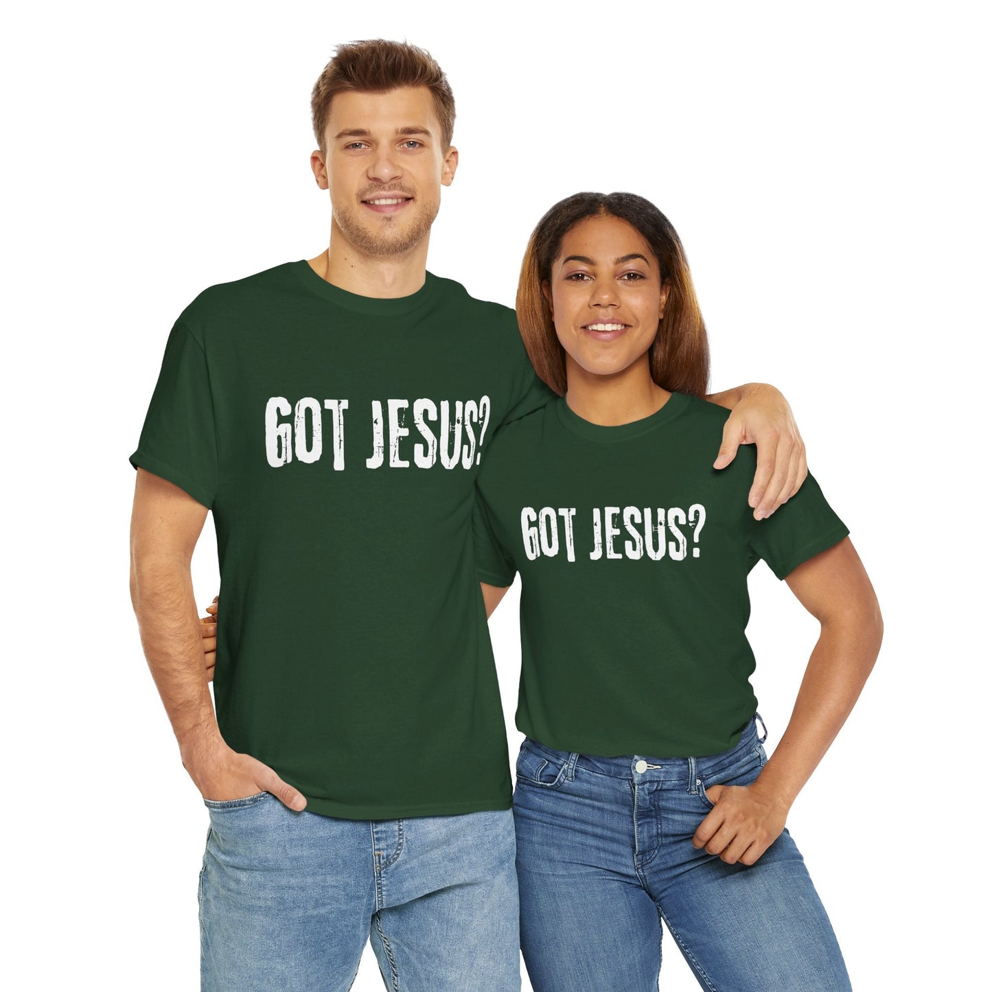 Bold 'Got Jesus' Evangelism T-Shirt - Unisex Soft Cotton Tee - Gloria Dios Designs