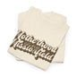 'Motherhood is my Missionfield' Natural 100% Cotton T-Shirt - (Coffee) - Gloria Dios Designs