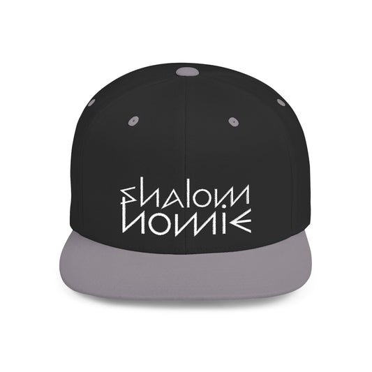 Shalom Homie Flat Bill Snapback Cap - Gloria Dios Designs